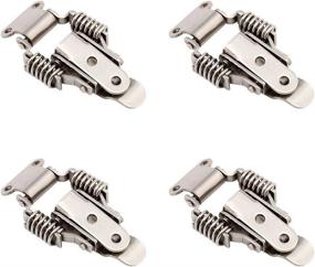 img 2 attached to Svaitend Stainless Steel Spring Draw Toggle Latch Cabinet Box Hasp Lock - Heavy Duty, 4 Pieces (Small)