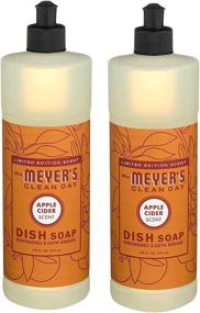 img 4 attached to 🍎 Pack of 2 Mrs. Meyer's Apple Cider Scented Dish Soap 16 fl oz.