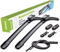 🌬️ aslam windshield wipers all-season blade type-m 24"+22", with multifunctional adapters and replaceable refills for extended service life (set of 2) logo