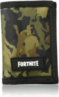 fortnite multiplier tri fold wallet for 🎮 men - sleek black men's accessories for gamers logo