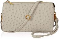 👛 stylish convertible vegan leather wallet clutch: perfect women's handbags & wallets in wristlets logo