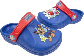 img 2 attached to Paw Patrol Toddler Molded Clog with 👟 Backstrap, Sizes 7-12: Comfortable & Stylish Footwear for Kids