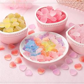 img 1 attached to 🍭 iSuperb 60pcs Slime Charms - Mixed Candy Resin Cabochon Love Heart Mini Sweet Candy Model - Epoxy Resin Jewelry DIY Slime Accessories - Perfect for Scrapbooking Crafts (Heart-Shape)