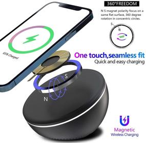 img 3 attached to 🔌 JOYVEVA Magnetic Wireless Charger Stand - Fast Charging Station Compatible with iPhone 13 Pro Max/13 Pro/13 Mini/13/iPhone 12 Series