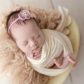 img 3 attached to 📸 Capture Adorable Moments with Our Newborn Photography Stretch Wraps Blanket at Kids' Home Store