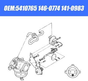img 3 attached to 🔧 High-Quality Carburetor Kit for Onan 5500/7000 Grand Marquis Gold Generator - Perfect Replacement for 5410765 146-0774 141-0983