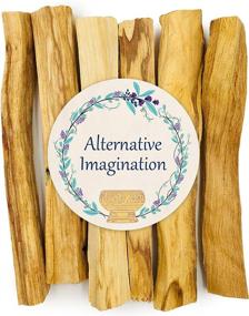 img 4 attached to Premium Palo Santo Holy Wood Incense Sticks by Alternative Imagination - Natural & Sustainable for Purification, Cleansing, Healing, Meditation, Stress Relief - Wild Harvested (Pack of 6)