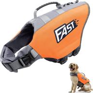 🐶 adjustable dog life jacket with rescue handle - ripstop pet flotation vest offering superior buoyancy for small, medium, and large dogs логотип