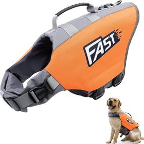 img 4 attached to 🐶 Adjustable Dog Life Jacket with Rescue Handle - Ripstop Pet Flotation Vest Offering Superior Buoyancy for Small, Medium, and Large Dogs