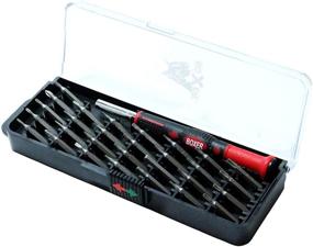 img 3 attached to 🔧 30 Piece Boxer Precision Screwdriver Bit Set, 4mm – Ideal for Cellphones, Laptops, Clocks, and Glasses