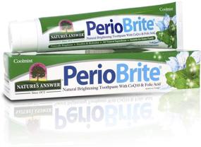 img 3 attached to Nature's Answer Periobrite Cool Mint Toothpaste, 4oz, Pack of 3 - Natural & Effective Dental Care