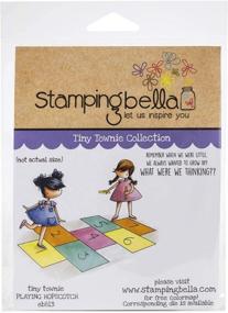 img 1 attached to Stamping Bella EB813 Stamps Tiny Hopscotch