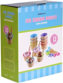 img 1 attached to 🌈 Vibrant Colors Dessert Spoons by Greenco