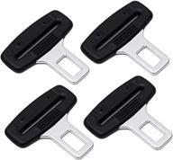 4 pcs car seat belt clip interior accessories logo