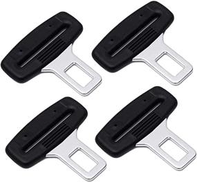 img 4 attached to 4 PCS Car Seat Belt Clip Interior Accessories