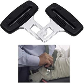 img 3 attached to 4 PCS Car Seat Belt Clip Interior Accessories