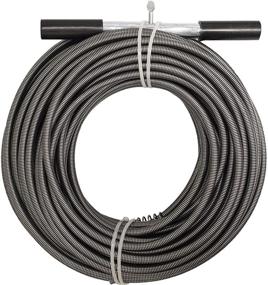 img 3 attached to 🚰 Drainx Easy Twist Drain Auger - Flexible Plumbing Cable for Drainage Clog Cleaning, 50 FT, 3/8" Diameter - Includes Storage Bag and Protective Gloves