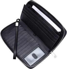 img 4 attached to Badiya Blocking Wallet Capacity Wallets Women's Handbags & Wallets for Wallets