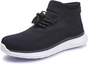 img 4 attached to 👟 Premium MAINCH Running Shoes: Stylish, Non-Slip Men's Athletic Fashion Sneakers