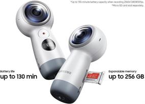 img 1 attached to 📷 Samsung Gear 360 SM-R210 (2017 Edition): Explore the World in Stunning 360° with 4K Camera (International Version)