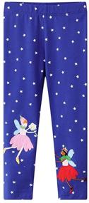 img 1 attached to 🦄 Coralup Cotton Girls' 3 Pack Leggings: Unicorns Galore - Trendy Girls' Clothing in Leggings