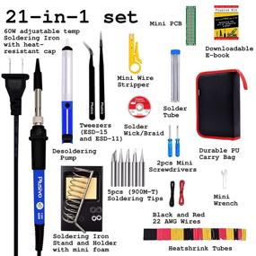 img 1 attached to 🔧 Soldering Kit: Advanced Temperature Control for Desoldering Electronics