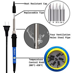 img 2 attached to 🔧 Soldering Kit: Advanced Temperature Control for Desoldering Electronics