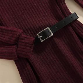 img 1 attached to 👗 Cudilica Knitted Sweater Sleeve Clothes: Stylish and Cozy Girls' Clothing