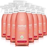 🍏 method all-purpose cleaner spray, plant-based and biodegradable formula, honeycrisp apple scent, 828 ml spray bottles, 8 pack logo