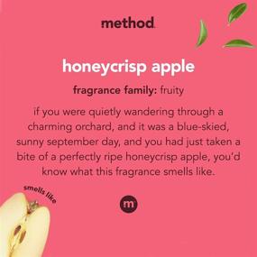 img 2 attached to 🍏 Method All-Purpose Cleaner Spray, Plant-Based and Biodegradable Formula, Honeycrisp Apple Scent, 828 ml Spray Bottles, 8 Pack