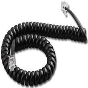 img 3 attached to 🔌 Polycom SoundPoint 9 ft. Black Handset Cord for IP 301, IP 501, IP 601, IP 670, IP 321, IP 331, IP 335, IP 450, IP 550, IP 560, IP 650 Phones