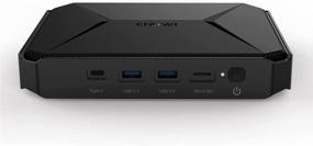 img 4 attached to CHUWI HeroBox Pro Mini PC с Windows 10, Intel Jasper Lake N4500 Dual-Core, 8 ГБ DDR4 256 ГБ SSD, расширяемым HDD 2TB 2.5 дюйма, 1TB SSD, Dual WiFi 2.4GHz/5GHz, 1000Mbps Ethernet, BT4.2.