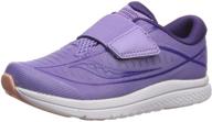 saucony girls kinvara sneaker: stylish toddler girls' shoes for active feet logo