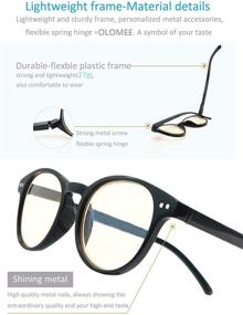 img 1 attached to Stylish Blue Light Blocking Reading Glasses: 4 Pack for Women with Small/Petite Faces