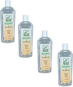 img 4 attached to 🌿 Alcohol-Free Tea Tree Therapy Mouthwash - 12 oz Liquid (4-Pack)