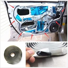 img 2 attached to PROMOTOR Butyl Sealant Tape: Ultimate Solution for Car Part, Window, Door, and Windshield Installation