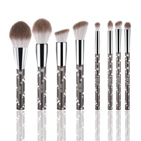 img 4 attached to 💄 ENZO KEN Natural Hair Makeup Brush Set: Extra Soft Brushes for Flawless Face Contour, Eye Makeup and Blush Application