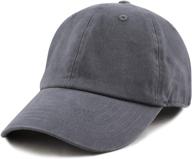 🧢 the hat depot soft brushed & pigment cotton unstructured baseball cap dad hats - high-quality low-profile solid options logo