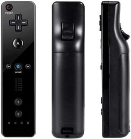 img 2 attached to PlayHard Remote and Nunchuk Controllers Bundle - Compatible with Nintendo Wii & Wii U (Black)