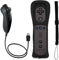 playhard remote and nunchuk controllers bundle - compatible with nintendo wii & wii u (black) логотип