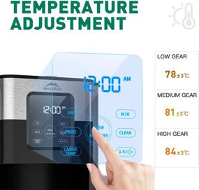 img 2 attached to ☕️ High-tech Touch-Screen Programmable Coffee Maker | Stainless Steel Drip Machine with 4-Hour Keep Warm | Self-Cleaning | Glass Carafe | 12 Cup Capacity | 1.8L | 1000W