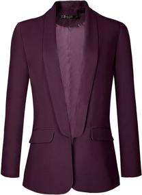 img 4 attached to Chic and Elegant: Urban CoCo Women's Office Blazers - Perfect for Work