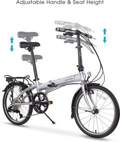 img 1 attached to 🚴 Dahon Mariner D8 Folding Bike: Lightweight Aluminum Frame, 8-Speed Gears, Ideal Foldable Bicycle for Adult Cyclists