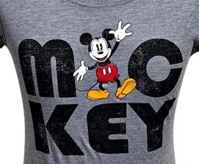 img 3 attached to 🐭 Gray Disney Junior Fashion Top with Mickey Mouse