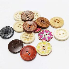 img 2 attached to Libiline 150Pcs Styles Button Clothe