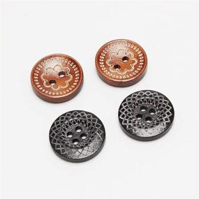 img 1 attached to Libiline 150Pcs Styles Button Clothe