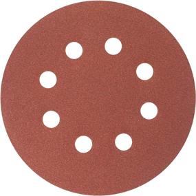 img 4 attached to 🔧 POWERTEC 45004 A/O Hook and Loop 8 Hole Disc, 5-Inch, 40 Grit, 25 Pack