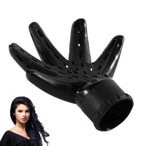 img 4 attached to Hair Dryer Diffuser for Curly and Wavy Hair, Suitable for Round Mouth Sizes 4.5-6CM, Ideal for All Hair Types