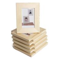 🖼️ wallniture logan picture frames: set of 10 5x7 unfinished wood frames for kids arts and crafts, perfect for adults too logo