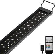 🐠 enhanced spectrum nicrew rgb+w led aquarium light with remote control - ideal for planted freshwater tanks logo